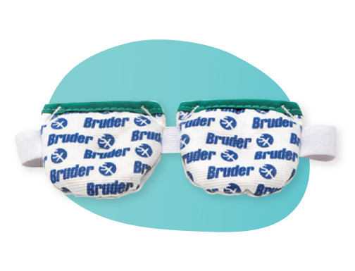 Bruder Sx Compress provides moist heat to improve ocular surface health