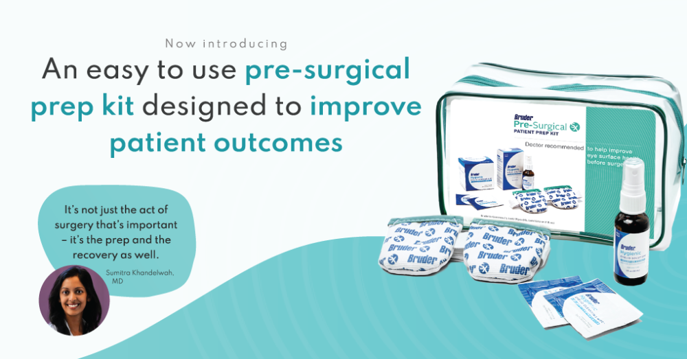 Bruder Introduces new pre-surgical prep kit for ocular surgery patients